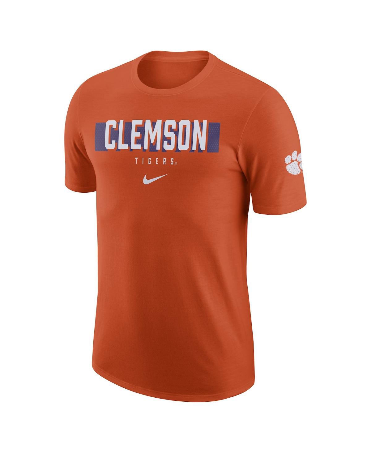 Shop Nike Men's  Orange Clemson Tigers Campus Gametime T-shirt