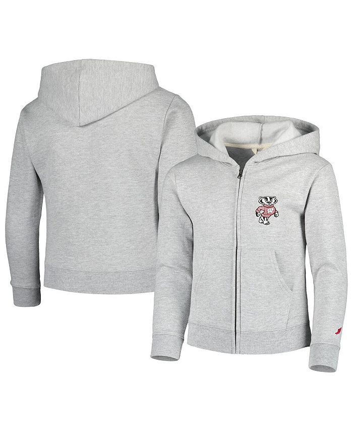 Girls Youth Heather Gray San Francisco 49ers Go For It Funnel Neck