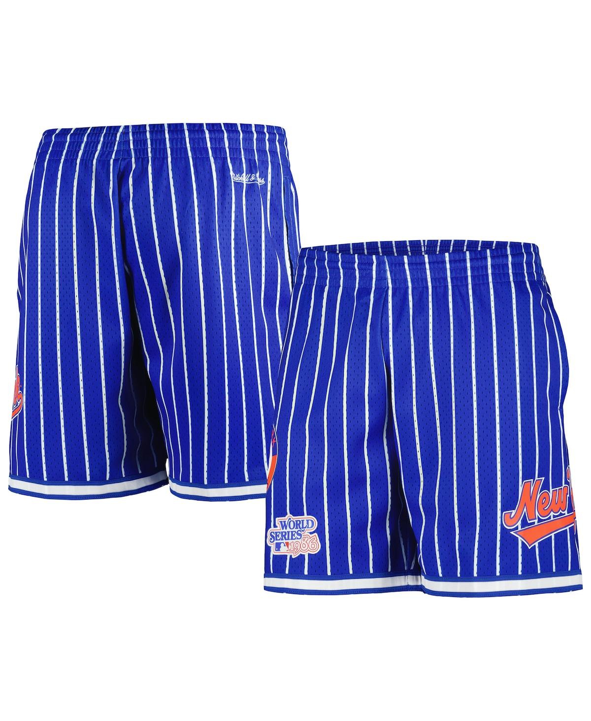 Mitchell & Ness Men's  Royal New York Mets Cooperstown Collection City Collection Mesh Shorts