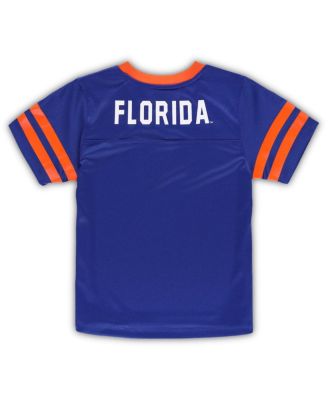 Little Boys and Girls Royal, Orange Florida Gators Red Zone Jersey and Pants Set