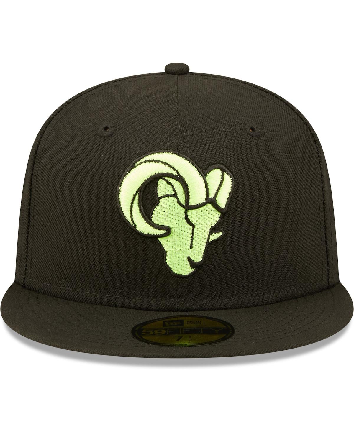 Men's New EraLos Angeles Rams Super Bowl Xxxiv Summer Pop 59FIFTY Fitted Hat - Black