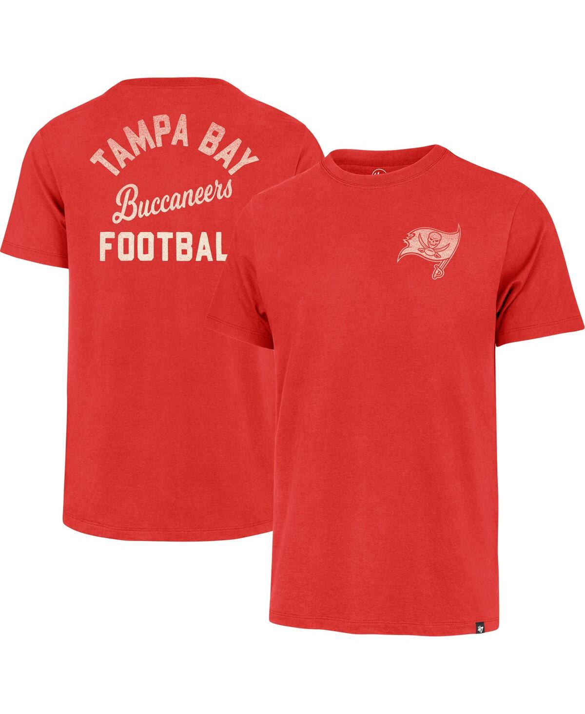 47 Brand Men's ' Red Tampa Bay Buccaneers Turn Back Franklin T-shirt