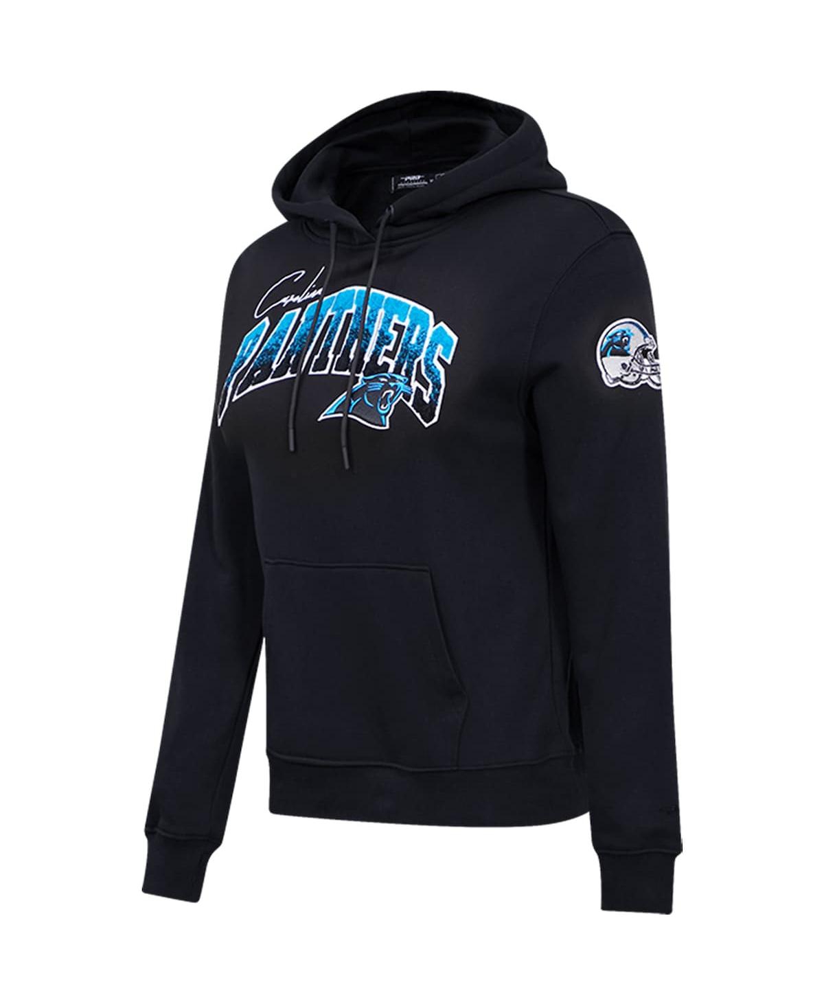 Shop Pro Standard Women's  Black Carolina Panthers Local Patch Pullover Hoodie