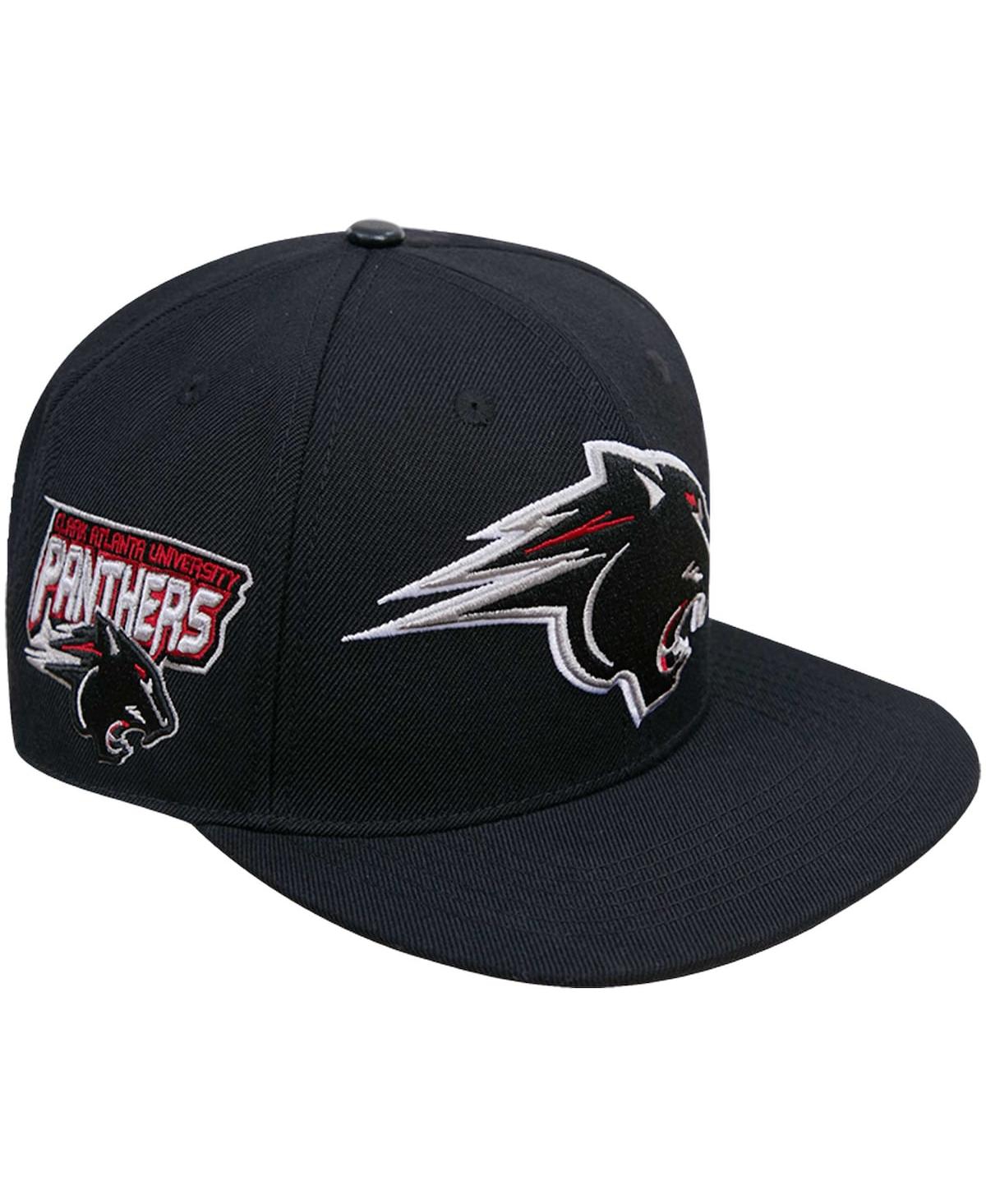 Shop Pro Standard Men's  Black Clark Atlanta Panthers Arch Over Logo Evergreen Snapback Hat