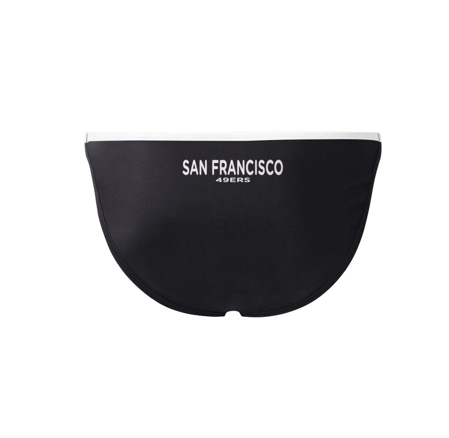 Women's Black San Francisco 49ers Play Action Bikini Bottom