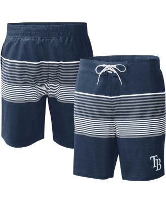 Men's Navy Tampa Bay Rays Coastline Volley Swim Shorts