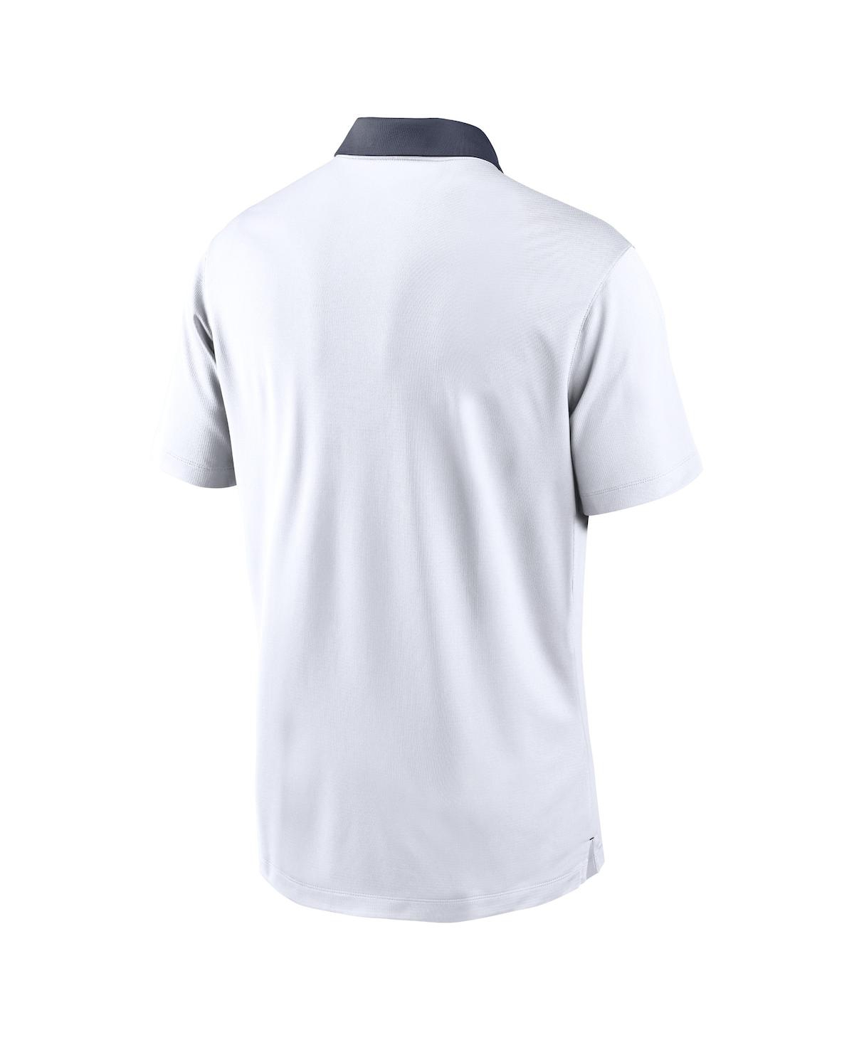 Shop Nike Men's  White New England Patriots Vapor Performance Polo Shirt