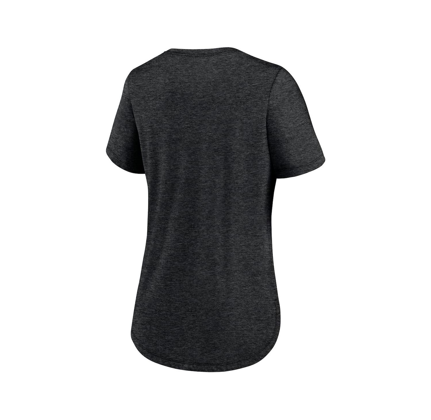 Women's Heather Black New Orleans Saints Local Fashion Tri-Blend T-shirt