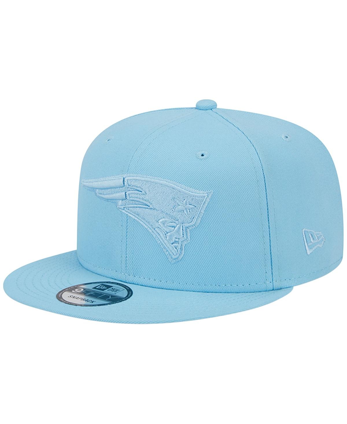 Men's New EraNew England Patriots Color Pack Brights 9FIFTY Snapback Hat - Light Blue