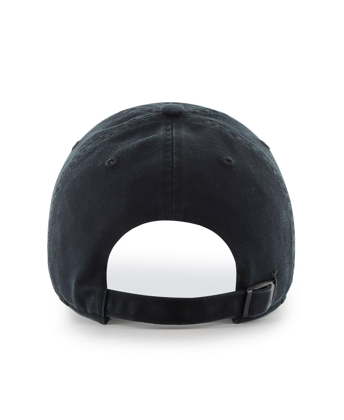 Shop 47 Brand Men's ' Black Boston Red Sox Dark Tropic Clean Up Adjustable Hat