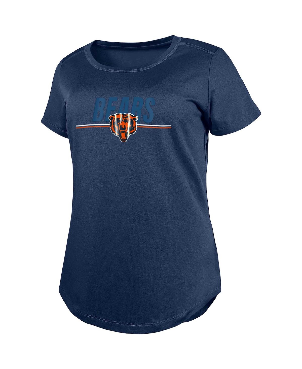 Shop New Era Women's  Navy Chicago Bears 2023 Nfl Training Camp T-shirt