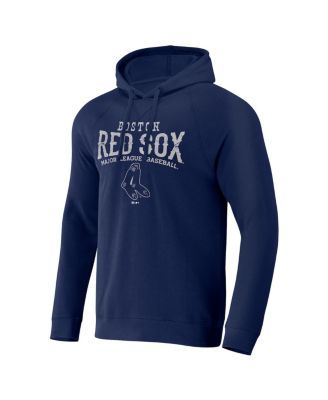 Men's Darius Rucker Collection by Navy Boston Red Sox Waffle-Knit Pullover Hoodie