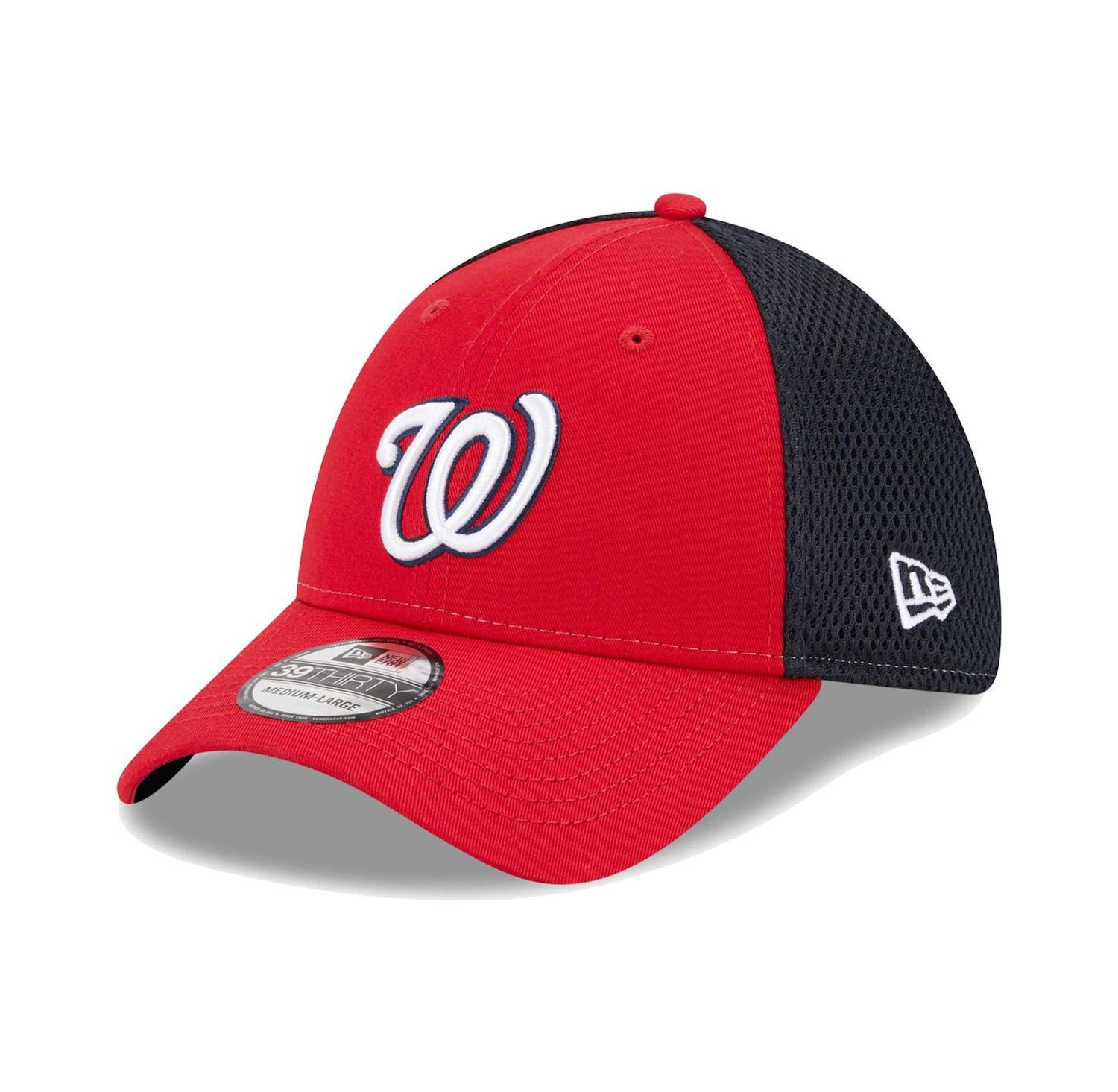 Men's Red Washington Nationals Team Neo 39THIRTY Flex Hat