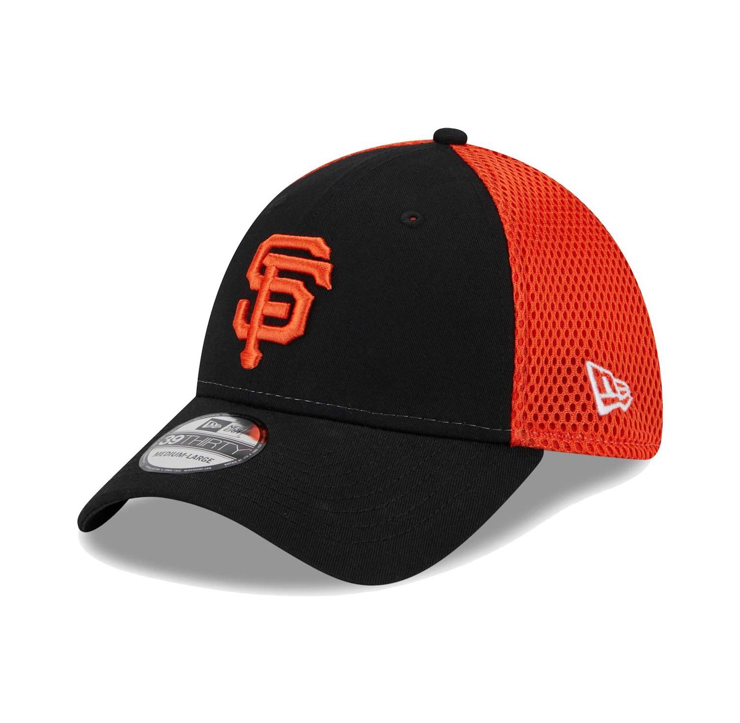 Men's Black San Francisco Giants Team Neo 39THIRTY Flex Hat