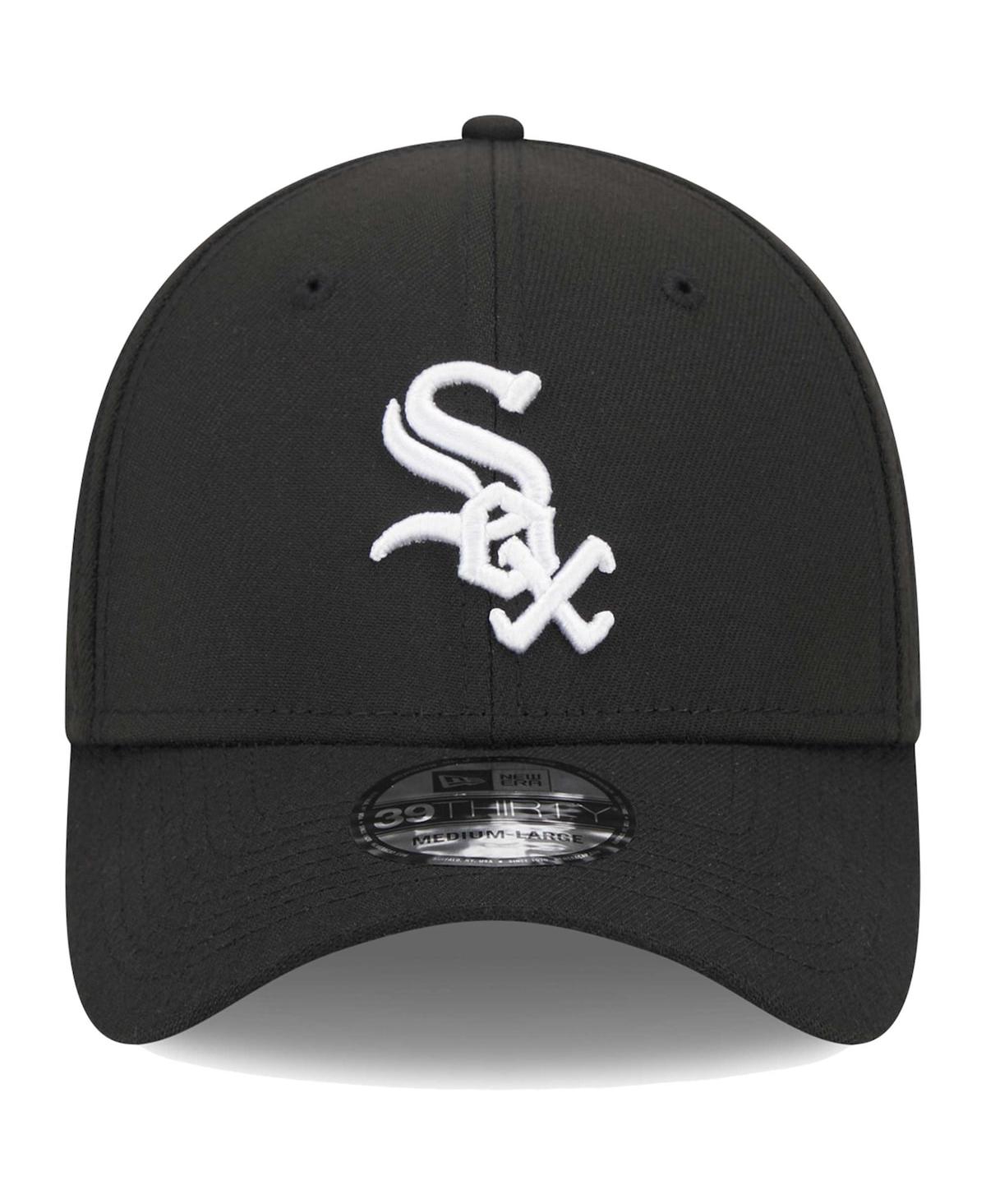 New Era Men's Chicago White Sox Mlb Team Classic 39thirty Flex Hat In Black