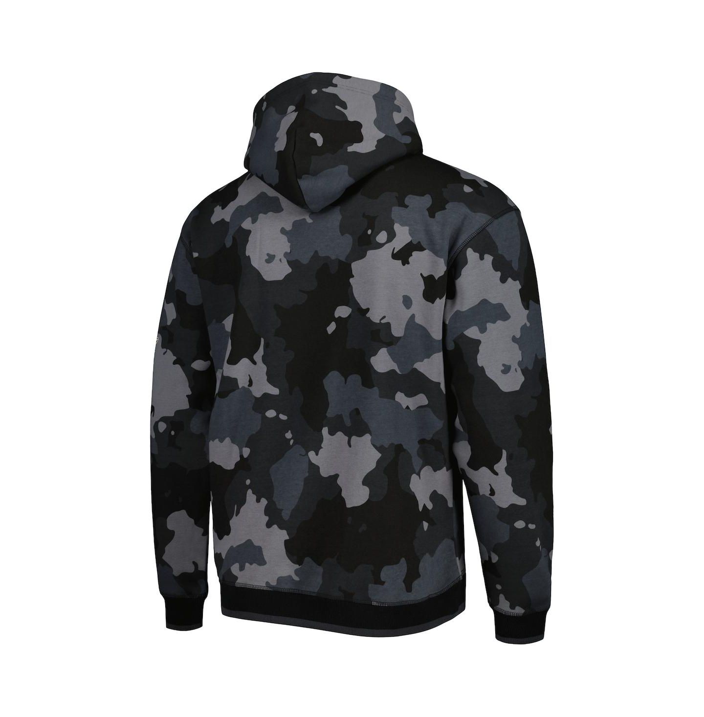 Мужское худи The Wild Collective Black New Orleans Saints Camo Pullover — фото 3