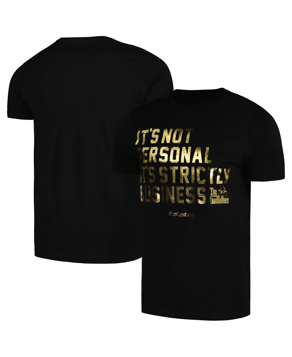 Men's Contenders Clothing Black The Godfather Strictly Business T-shirt - Black