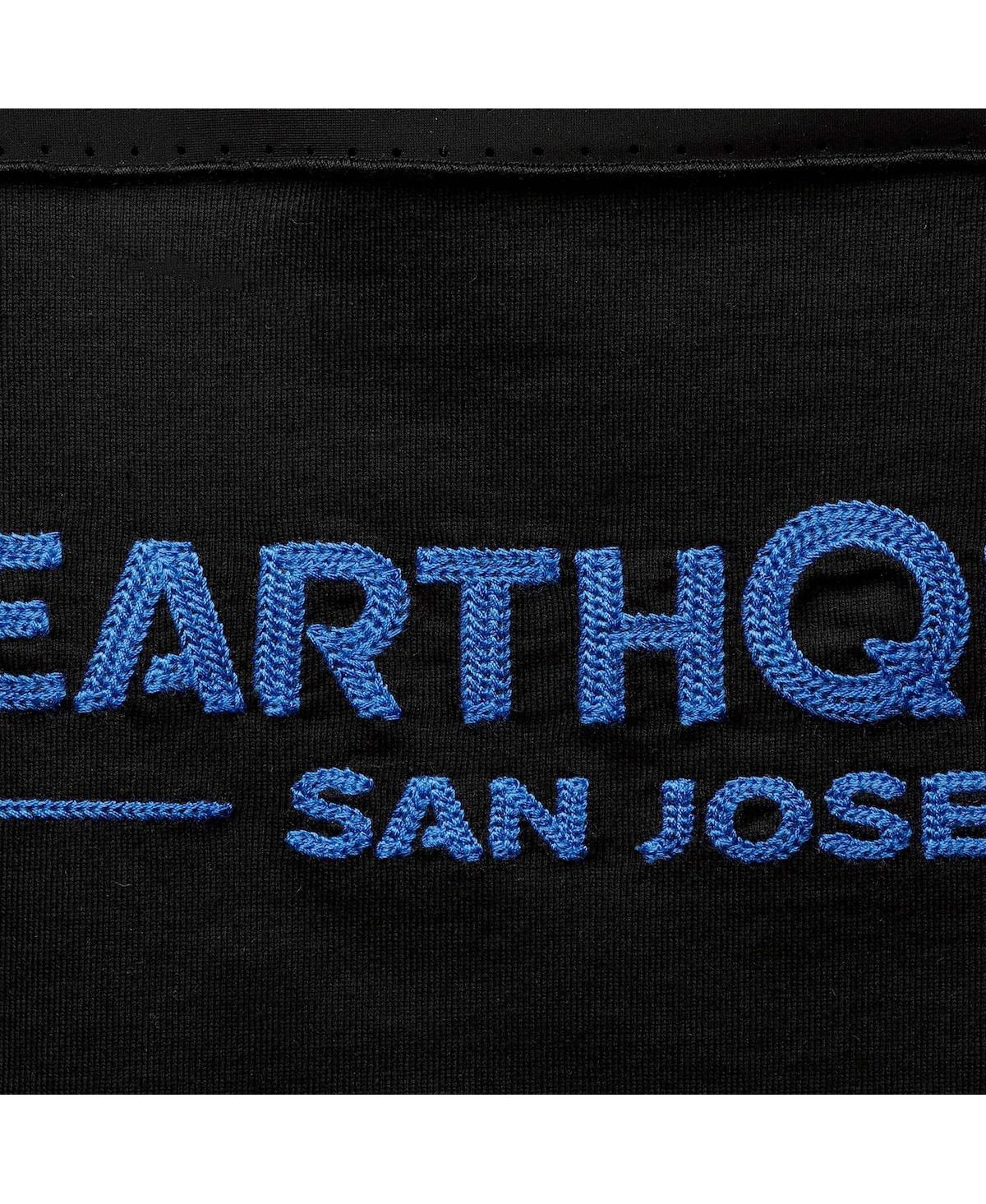 Shop The Wild Collective Women's  Black San Jose Earthquakes Mesh T-shirt