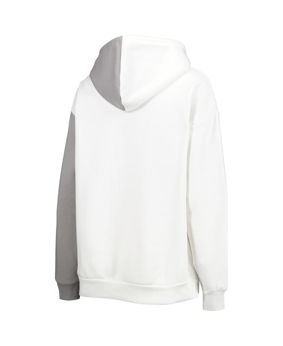 Women's Gameday Couture Gray,Texas Longhorns Split Pullover Hoodie - White