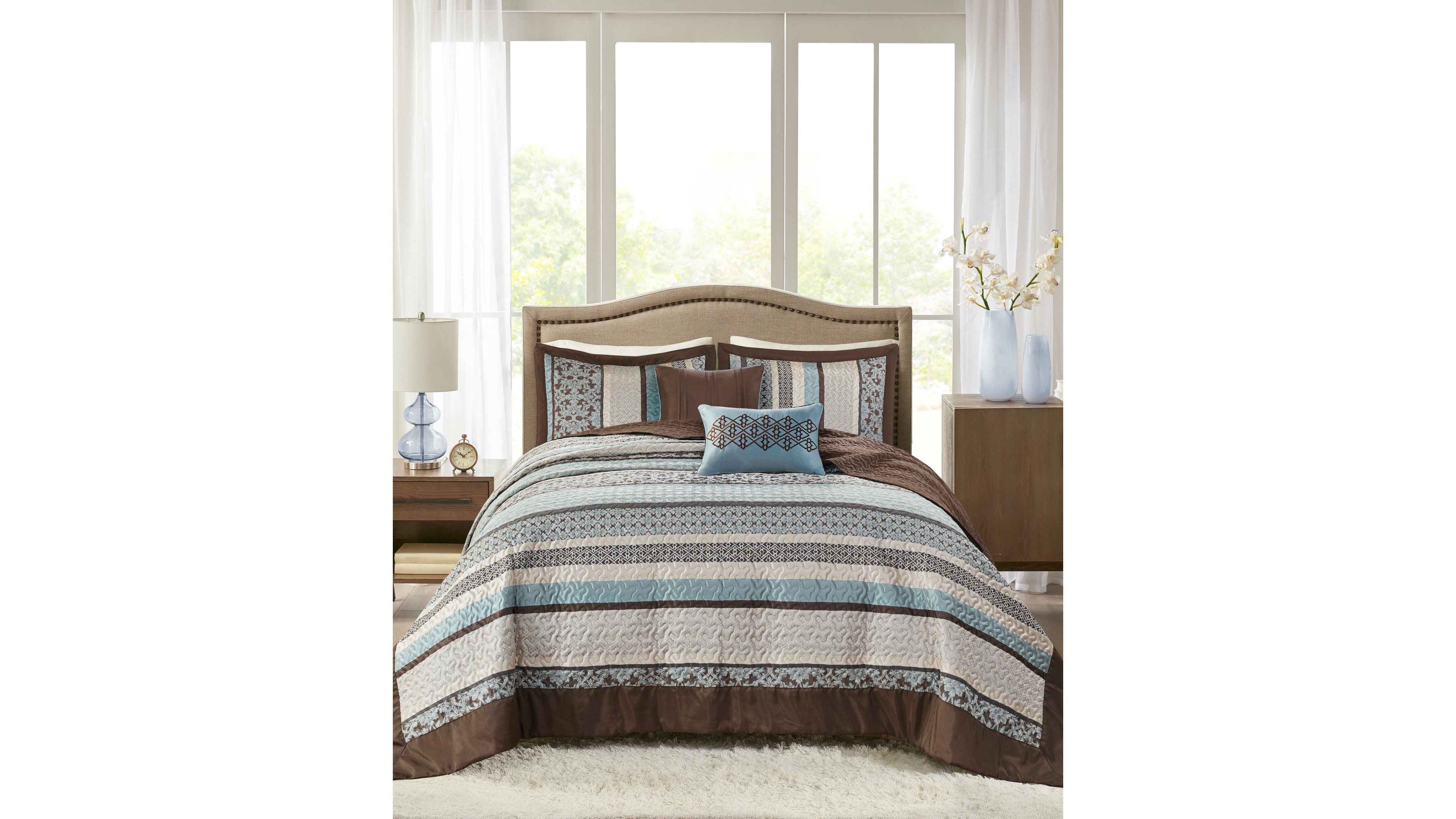 Madison Park Princeton 5-Pc. Bedspread Set, King