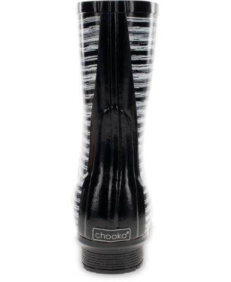 Women's Polished Mid Rain Boot