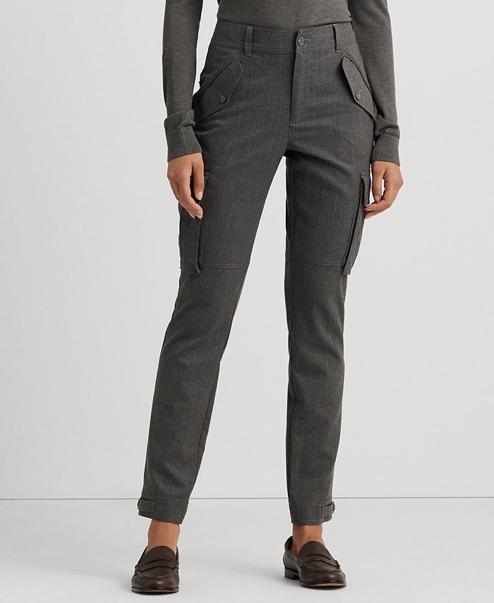 Twill cargo trousers - Grey - Ladies