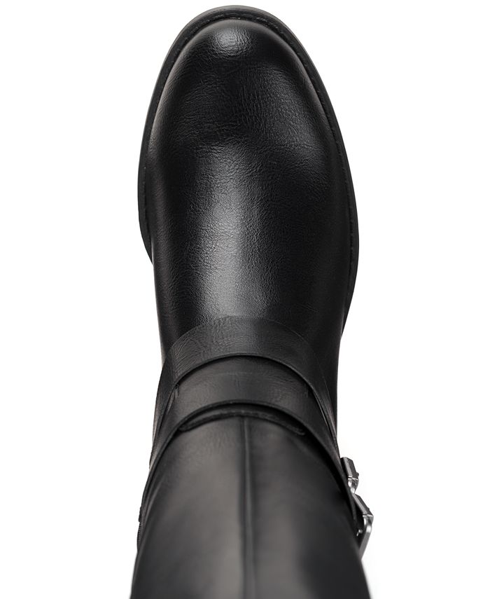 Style & Co Women's Maliaa Buckled Riding Boots, Created for Macy's - Macy's