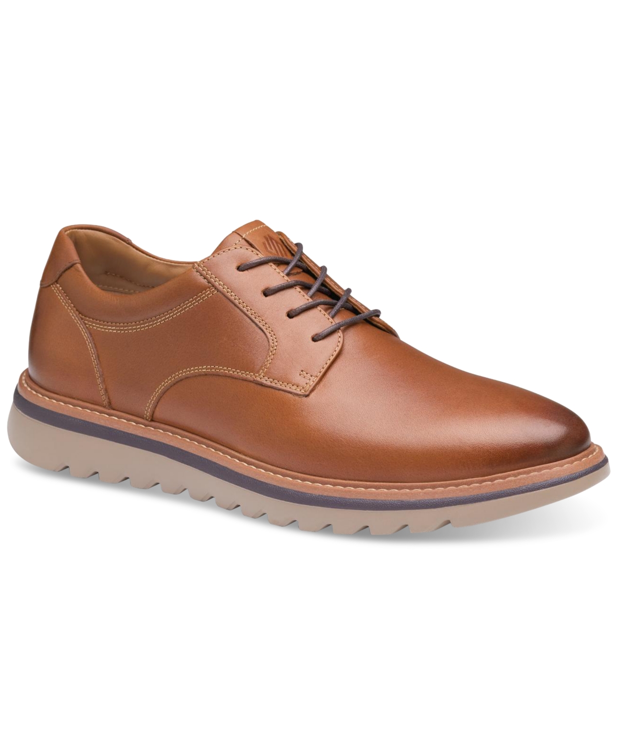 Men's Braydon Plain Toe Hybrid Dress Oxford Shoes - Navy Oiled Nubuck