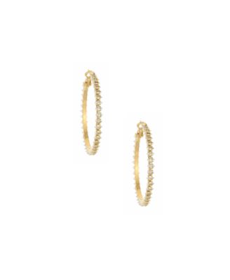 Spotlight 18K Gold Plated Hoop Earrings