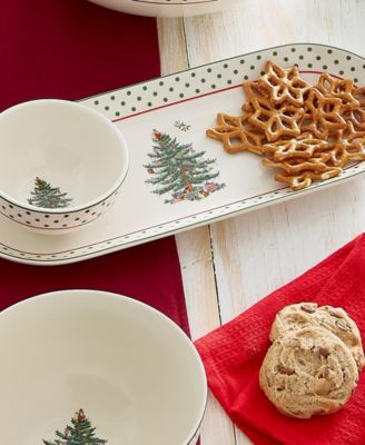 Christmas Tree Polka Dot Dinnerware Collection