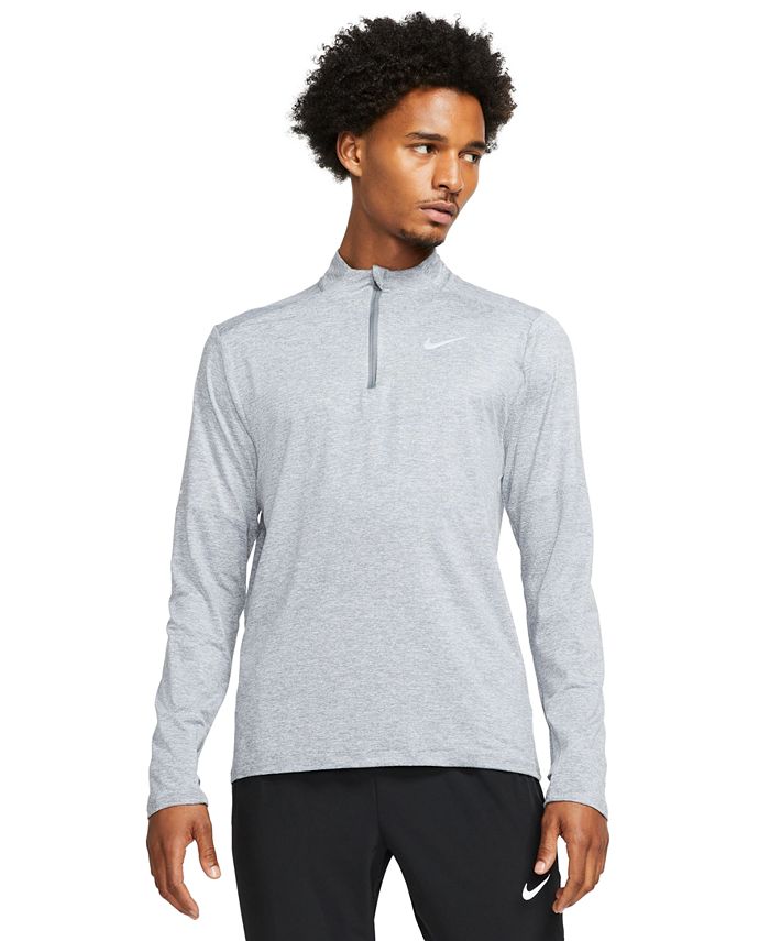 mens nike running quarter zip