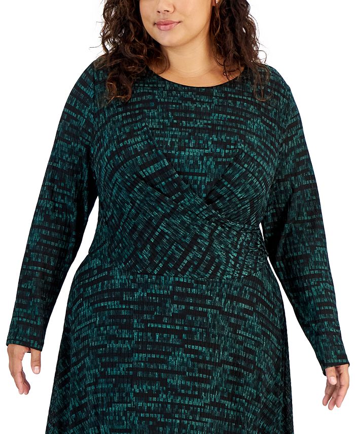 high neck midi dress Black Sequined Ruffled DESIGNER Theory Long Sleeve Leather Size:US 12 / UK 16 / EU 42 (L)