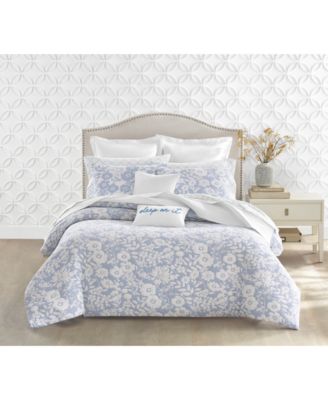 Silhouette Floral 2-Pc. Comforter Set, Twin, Exclusively at Macy’s