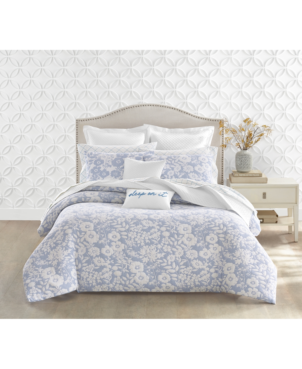 Charter Club Silhouette Floral 2-Pc. Comforter Set, Twin, Exclusively at Macy's