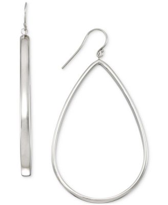 14k Gold Vermeil Earrings, Teardrop Dangle Earrings (Also in Sterling Silver)