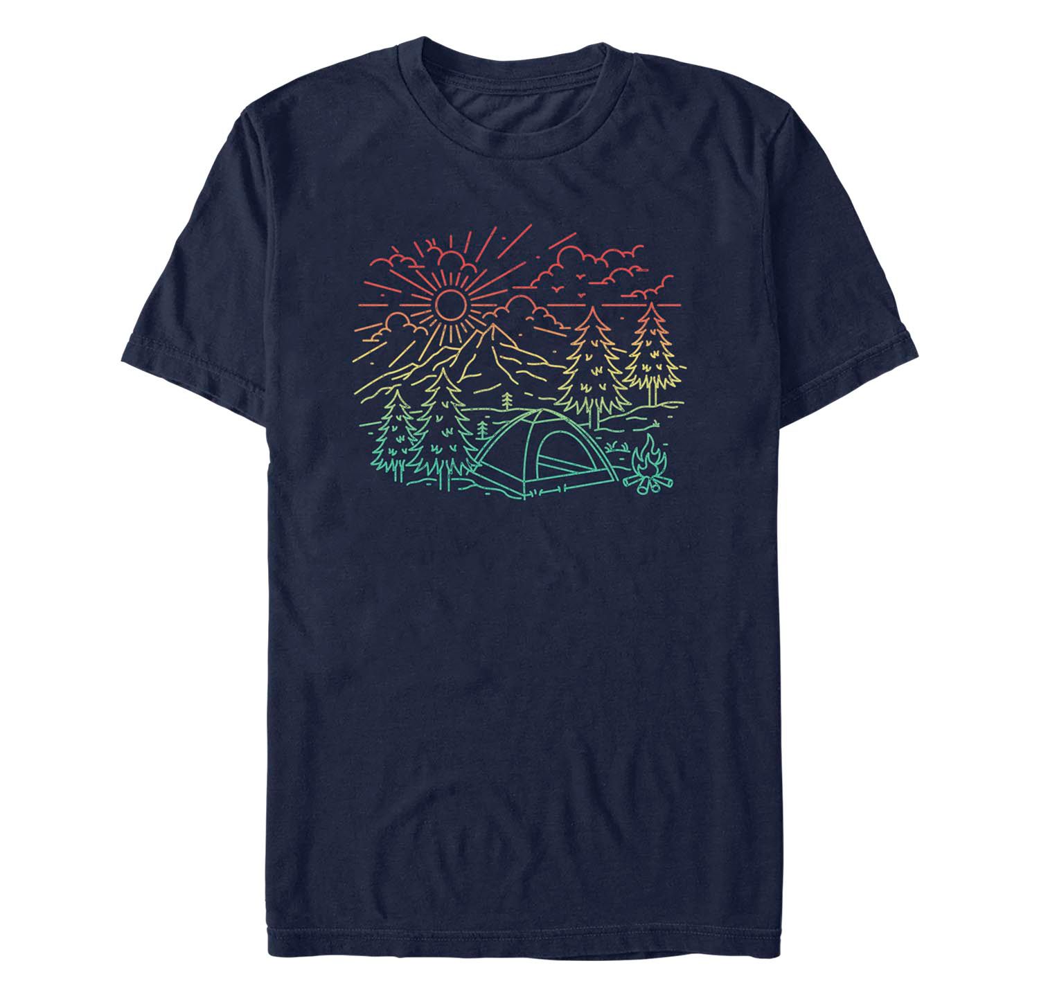 Men's Generic Additude Camp Short Sleeves T-shirt