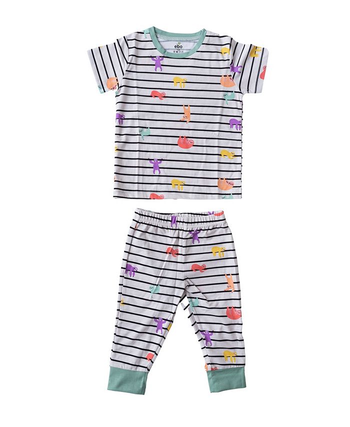 Earth Baby Outfitters Baby Boys or Baby Girls Printed Short Sleeved