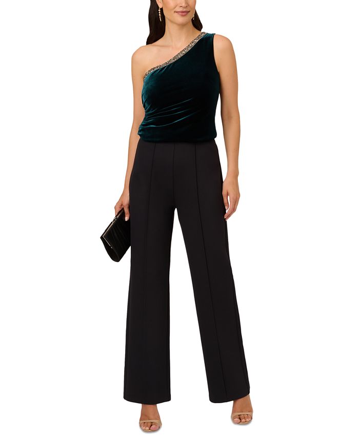 Adrianna papell beaded best sale jumpsuit
