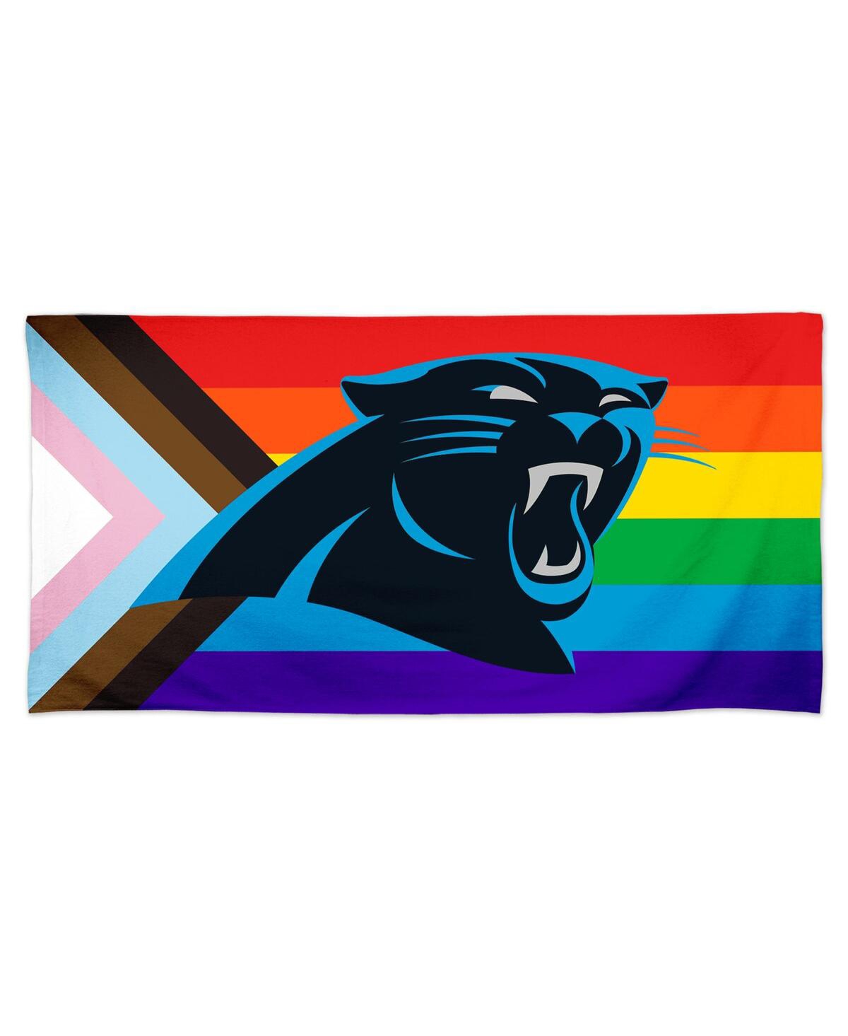 Wincraft Carolina Panthers 30'' X 60'' Pride Spectra Beach Towel In Multi