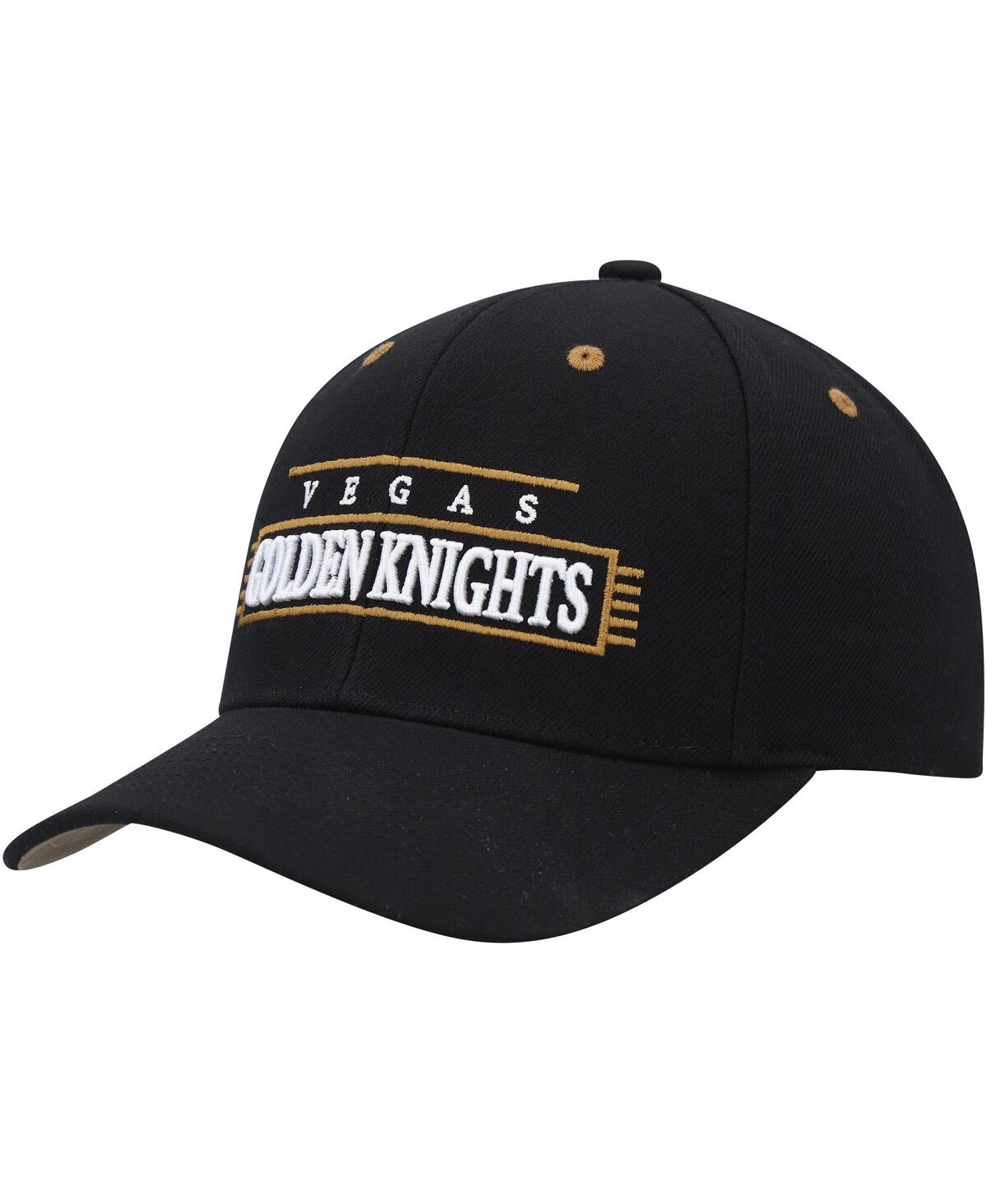 Shop Mitchell & Ness Men's  Black Vegas Golden Knights Lofi Pro Snapback Hat