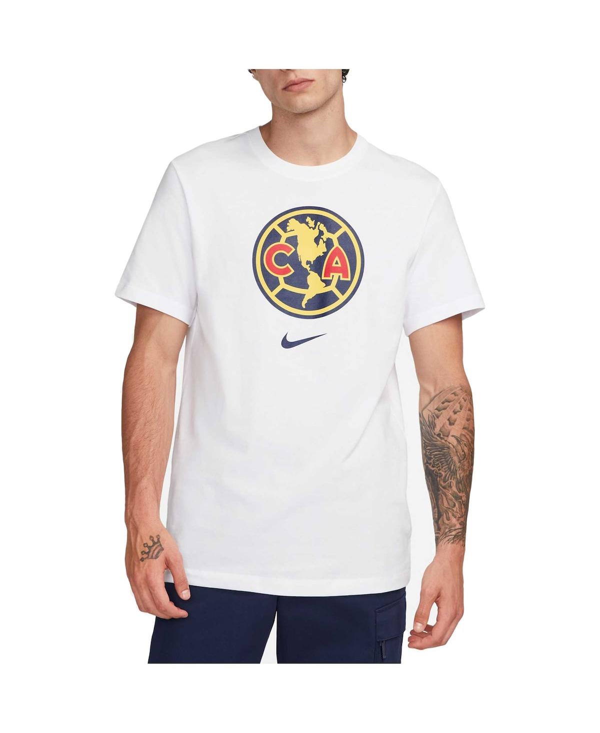 Nike Club América Crest  Men's T-shirt In White
