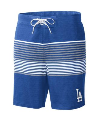 Men's Royal Los Angeles Dodgers Coastline Volley Swim Shorts