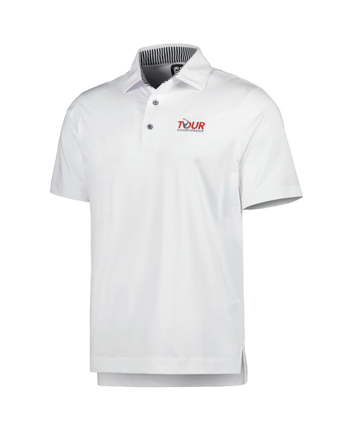 Shop Footjoy Men's  White Tour Championship Prodry Polo Shirt