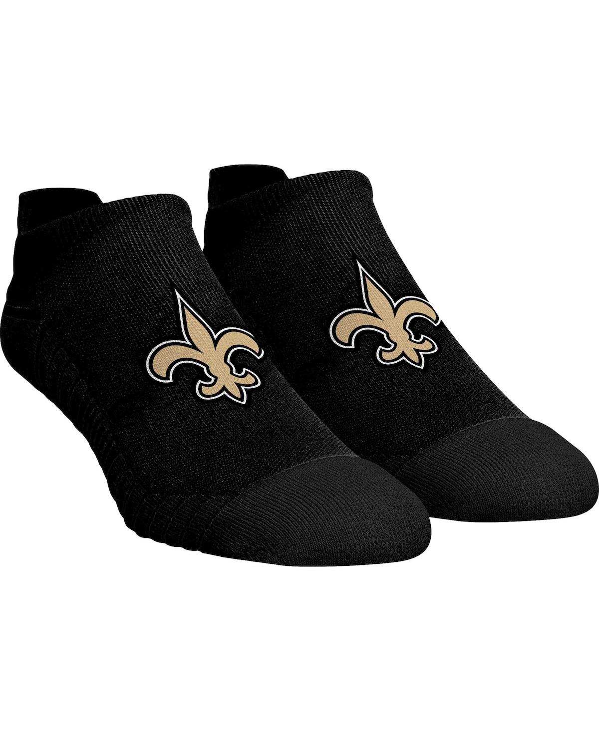 Rock 'em Men's And Women's  Socks New Orleans Saints Hex Ankle Socks In Black