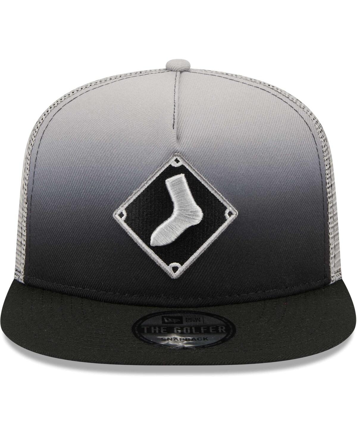 Men's Black, Gray Chicago White Sox City Arch 9FIFTY Snapback Hat