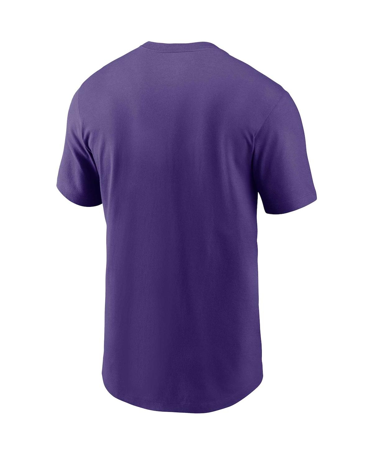 Shop Nike Men's  Purple Minnesota Vikings Division Essential T-shirt