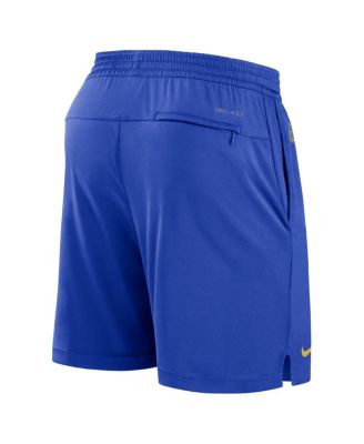 Men's Royal Los Angeles Rams Sideline Performance Shorts