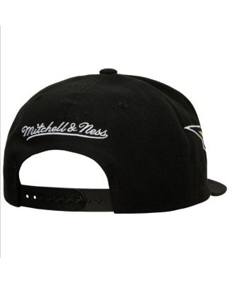 Men's Black Pittsburgh Penguins Double Trouble Lightning Snapback Hat