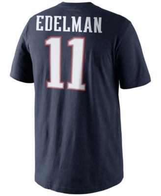 Men's NFL Pro Line by Fanatics Branded Julian Edelman Navy New England  Patriots Player Icon Name & Number Pullover Hoodie