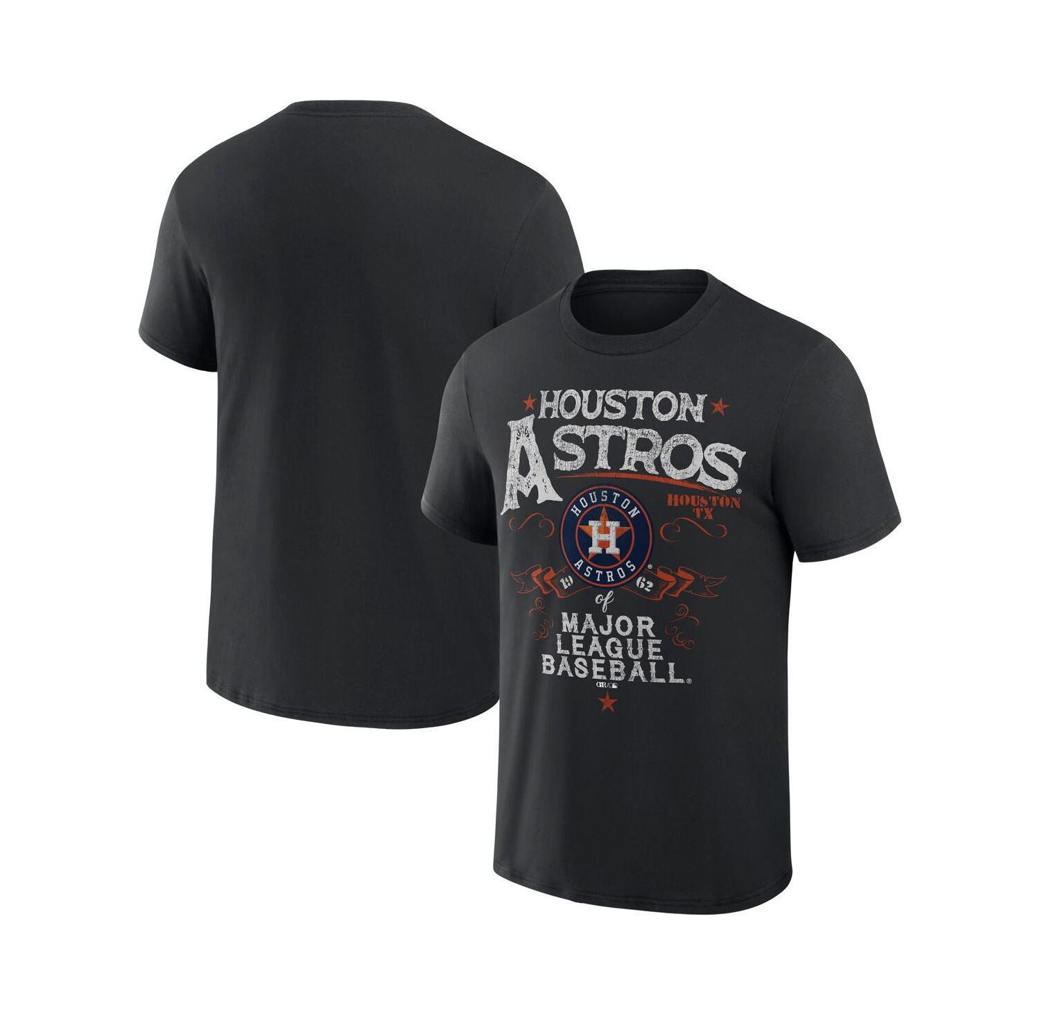 Men's Darius Rucker Collection by Black Houston Astros Beach Splatter T-shirt
